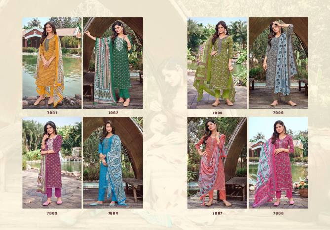Chand Bibi By Shivang Printed Cotton Dress Material Catalog